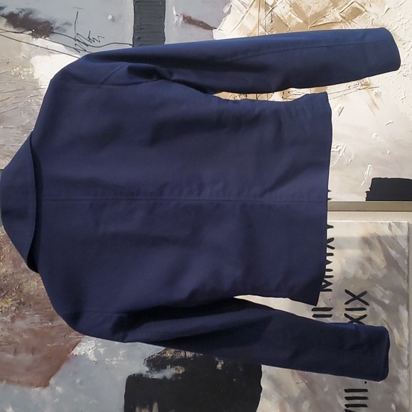 Lauren Ralph Lauren Navy Gold Large Button Jacket Women L - Picture 4 of 9